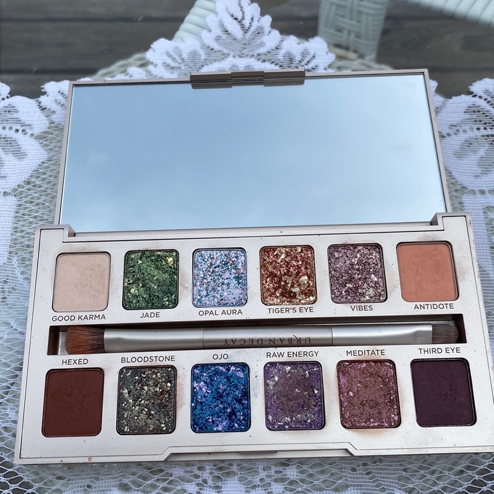Urban Decay Stoned eyeshadow palette lightly used